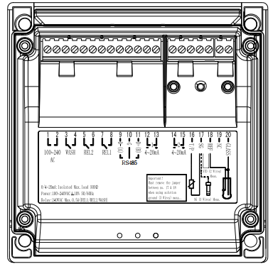 上泰PH仪表PC-3310的接线和使用