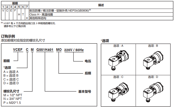 ASCO防爆电磁阀VCEF